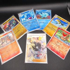 Pokemon Trading Cards - Red, Blue, Yellow, Orange Collection